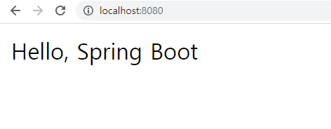 hello, spring boot